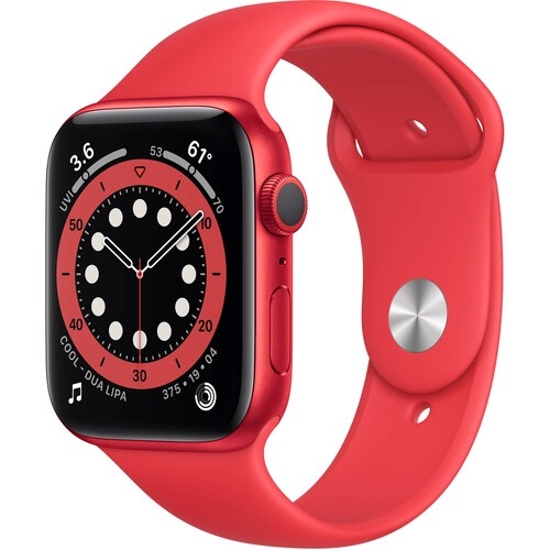 Apple Watch Series 6 (GPS, 44mm, PRODUCT(RED) Aluminum, PRODUCT(RED) Sport Band) 1 Apple Watch Series 6 (GPS, 44mm, PRODUCT(RED) Aluminum, PRODUCT(RED) Sport Band)