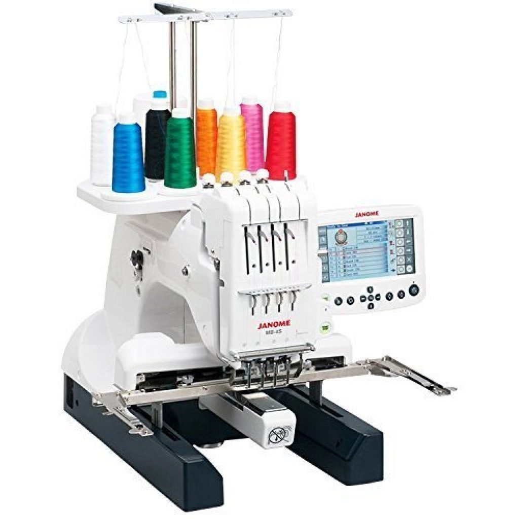Janome MB-4S Commercial 4 Needle Embroidery Machine 1 Janome MB-4S Commercial 4 Needle Embroidery Machine