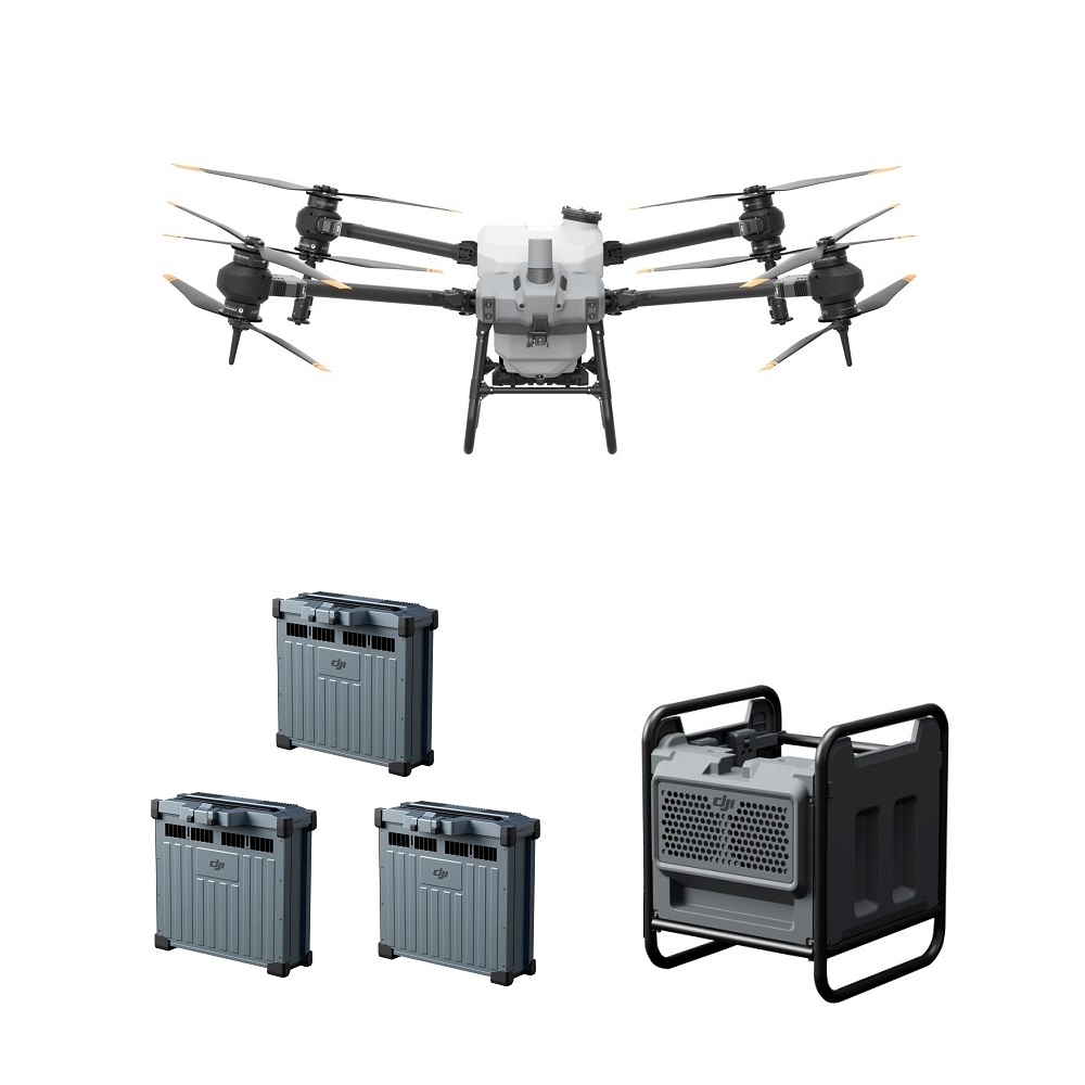 DJI Agras T40 Drone + 3 Batteries + Charger 1 DJI Agras T40 Drone + 3 Batteries + Charger