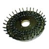Steel Grass Hull Cleaning Brush Head For Removing Thick Dense Grass